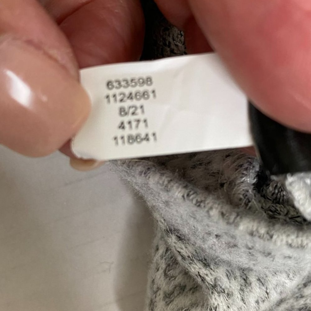 Lane Bryant NWT Womens Grey and White Cowl Neck Poncho Top Size 18/20 Grunge - Picture 7 of 10